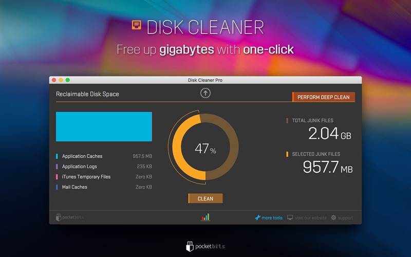 Clear everyday disk clutter