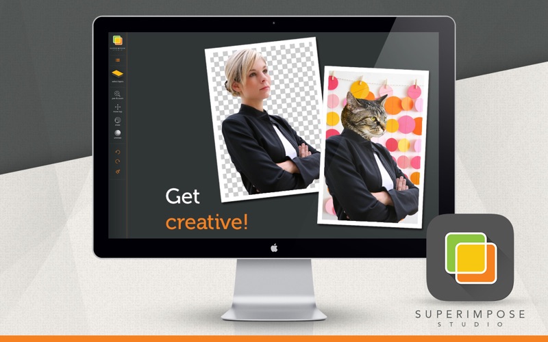 Create a composition from different photos